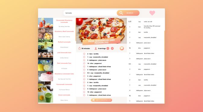 Recipe App Picture